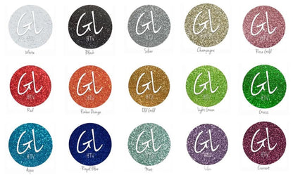 Monogram Side Bow Glitter Crewneck