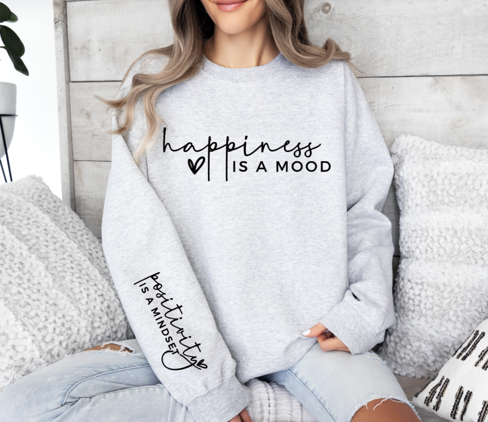 Happiness is a Mood Crewneck