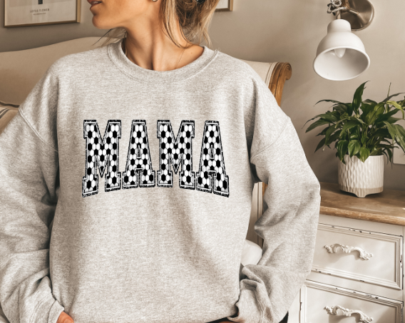 Soccer Mama Sequin Crewneck