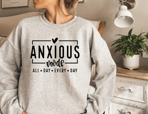 Anxious Mode Crewneck